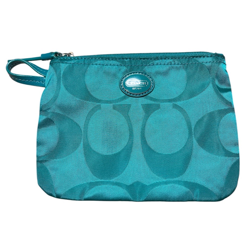 Coach small nylon cosmetic bag coin purse accessory bag